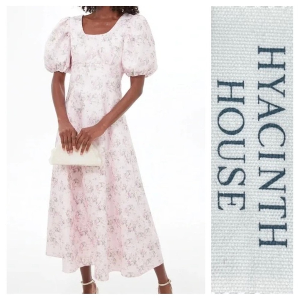 Hyacinth House Pink Floral Dress - Worn once